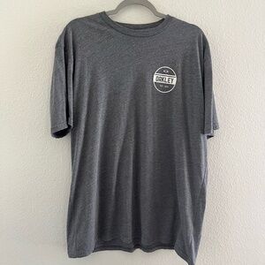 OAKLEY | Casual Est 1975 Iconic Logo Short Sleeve Tee in Grey | Size XXL